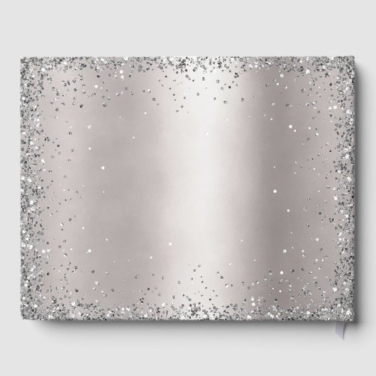 Modern, Glitter Bridal Shower    ゲストブック (裏面)
