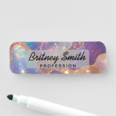 Modern glitter opal background 名札 (インサイチュ)