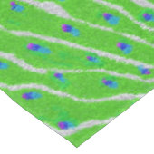 Modern glitter peacock feather テーブルクロス (アングル)