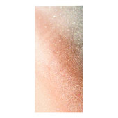 Modern, glitter, salon, pricelist rack card ラックカード (裏面)