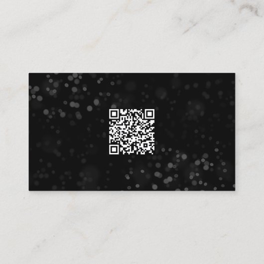 Modern glitter sparkly Makeup 名刺 (裏面)