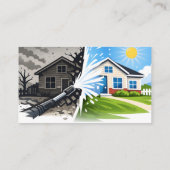 Modern Glowing Residential pressure washing Art 名刺 (裏面)