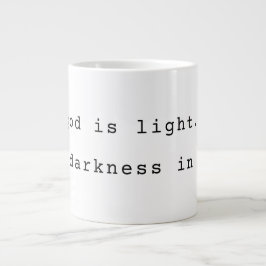 Modern "God is Light" Jumbo Coffee Mug ジャンボコーヒーマグカップ