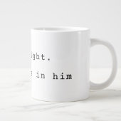 Modern "God is Light" Jumbo Coffee Mug ジャンボコーヒーマグカップ (右)
