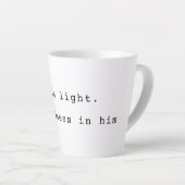 Modern God is Light Latte Mug カフェラテマグ (右アングル)