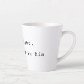 Modern God is Light Latte Mug カフェラテマグ (右)