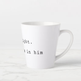 Modern God is Light Latte Mug カフェラテマグ
