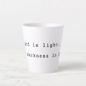 Modern God is Light Latte Mug カフェラテマグ (正面)