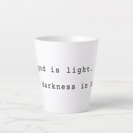 Modern God is Light Latte Mug カフェラテマグ (正面)