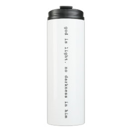 Modern God is Light Travel Thermal Mug  タンブラー