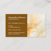 Modern Gold Abstract 名刺 (裏面)