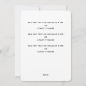 modern Gold Arch and heart 30th Birthday Card シーズンカード (裏面)