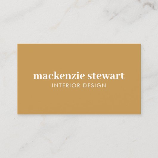 Modern Gold Bold Professional QR Code 名刺 (正面)