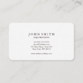 Modern Gold Circle Yoga Teacher & Energy Healer 名刺 (裏面)