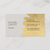 Modern Gold Consultant Professional 名刺 (裏面)
