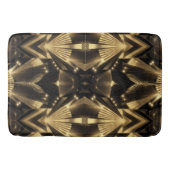 Modern Gold Foil Elegance Neo Art Deco バスマット (正面)