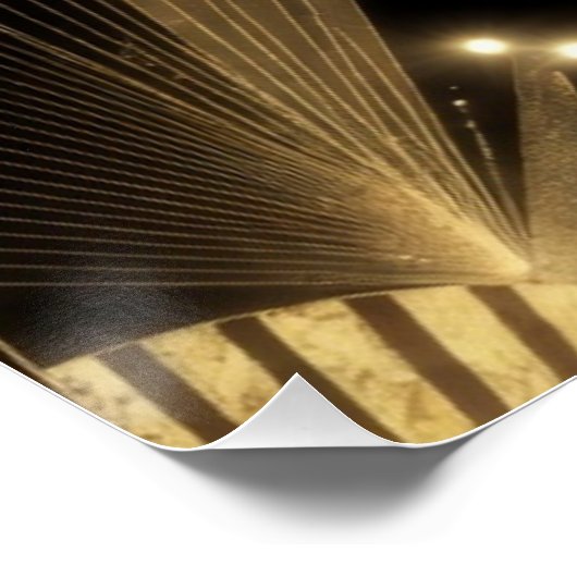 Modern Gold Foil Elegance Neo Art Deco ポスター (コーナー)