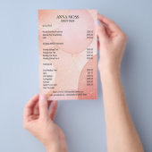 Modern Gold Glitter Flyer チラシ (ハンドル)