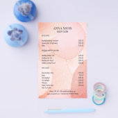 Modern Gold Glitter Flyer チラシ (シングル)