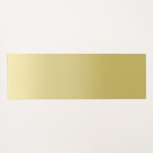Modern gold gradient Luxury typography name ヨガマット (裏面(横))