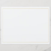 Modern Gold Gray Certificate of Achievement Design (裏面)