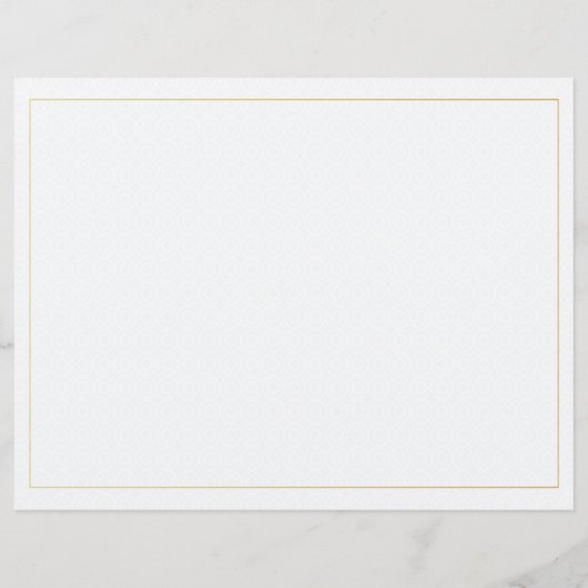 Modern Gold Gray Certificate of Achievement Design (裏面)