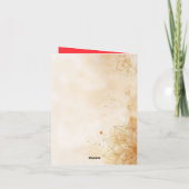 Modern Gold Horse Chinese New Year 2026 Party Invi 招待状 (裏面)