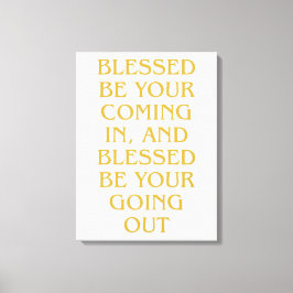 Modern Gold Jewish Wall Art - Piece 1 of 3 キャンバスプリント