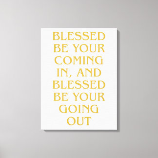 Modern Gold Jewish Wall Art - Piece 1 of 3 キャンバスプリント