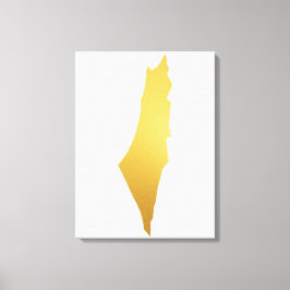 Modern Gold Jewish Wall Art - Piece 3 of 3 キャンバスプリント