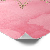 Modern  gold mandala ポスター (角)