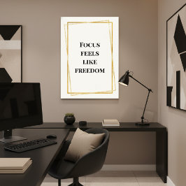 Modern Gold Minimalist Print Wall Art ポスター