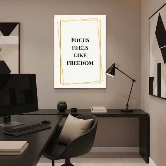 Modern Gold Minimalist Print Wall Art ポスター