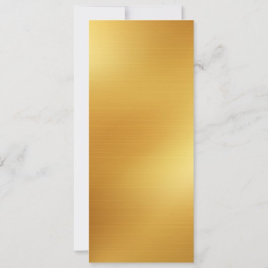 Modern gold party ticket invitations  招待状 (裏面)