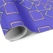 Modern Gold-Tone Geometric Pattern Wrapping Paper ラッピングペーパー (ロールコーナー)