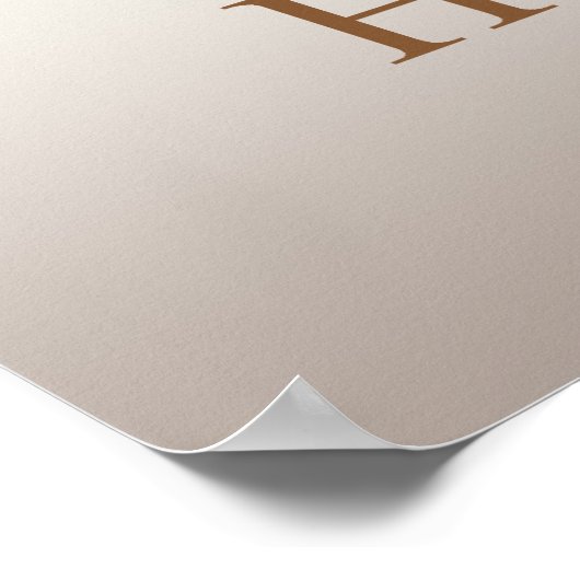 Modern Golden Easter Eggs ポスター (角)