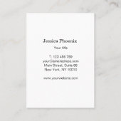 Modern Goldener Kreis Aquarell Grau Schwarz 名刺 (裏面)