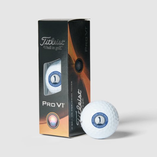 Modern Golfer Blue Funny Women’s Gift Set ゴルフボール (パッケージング)
