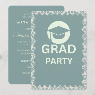 Modern Grad Party Invitation | Class of 2026 Gradu 招待状