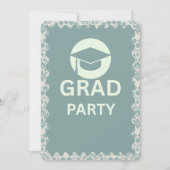 Modern Grad Party Invitation | Class of 2026 Gradu 招待状 (正面)