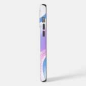 🌟 Modern Gradient Texture - Smooth & Stylish 🎨 iPhoneケース (左側面)