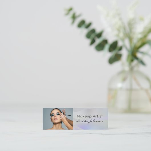 Modern Gradient Wave Makeup  スキニー名刺 (スタンド正面)