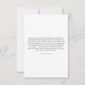 Modern Graduate Photo Collage Graduation サンキューカード (裏面)