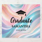 Modern  Graduation  スパークリングワインラベル (シングルラベル)