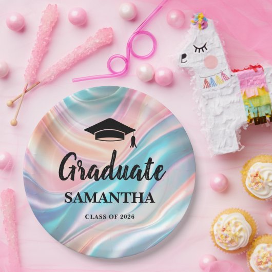 Modern  Graduation  ペーパープレート (パーティー)
