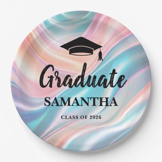 Modern  Graduation  ペーパープレート (正面)