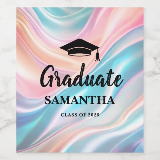 Modern  Graduation  ワインラベル (シングルラベル)