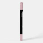 Modern Graduation 2026 Light Pink Photo Magnet iPhoneケース (右側面)