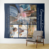 Modern Graduation 2026 Photo Collage Backdrop タペストリー (インサイチュ(横))