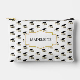 Modern Graduation Cap  and Tassel Gold アクセサリーポーチ